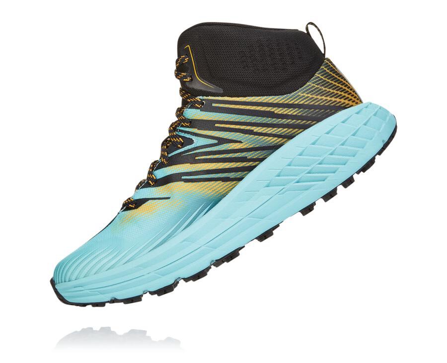 Hoka One One Speedgoat Mid Gore-Tex 2 Trailskor Dam - Blå - XDCBF-4923